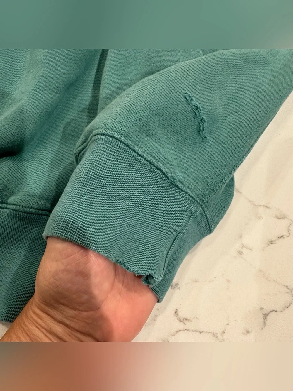 Ralph Lauren Men's Teal Crewneck Sweater